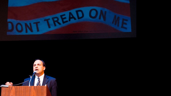 Tom Woods speaks at Nullify Now in Ft. Worth Texas. Sept., 2010