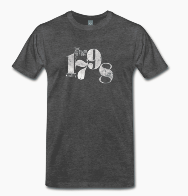 Men's T-Shirt: The Answer to 1984 is 1798 - Image 3