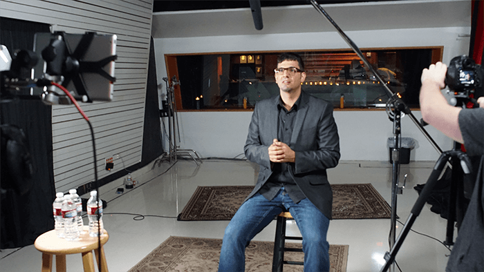 On set at The Village Recording Studios, April 2015